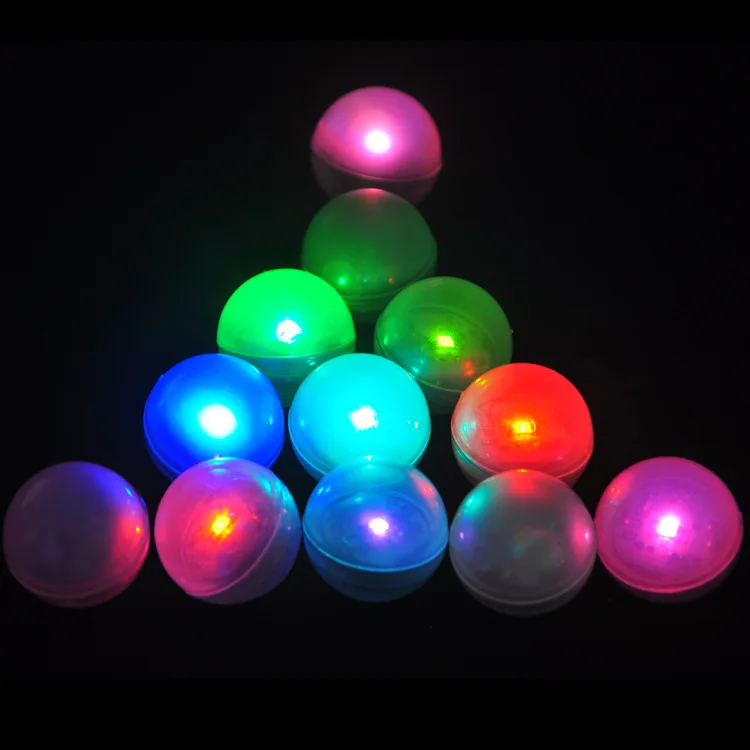 10 шт. водонепроницаемый светящийся LED подсветка в форме жемчужин RGB Свадьба