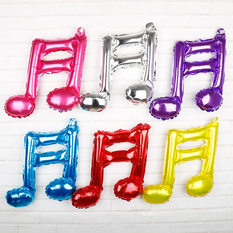 

10pcs/set Music party foil balloons Musical balloon guitar globos birthday party decorations kids toys globos wedding decor