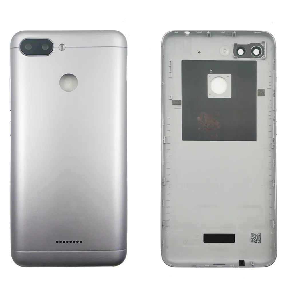 Задняя крышка для Xiaomi Redmi 6 оригинальная задняя батарея камеры стеклянные