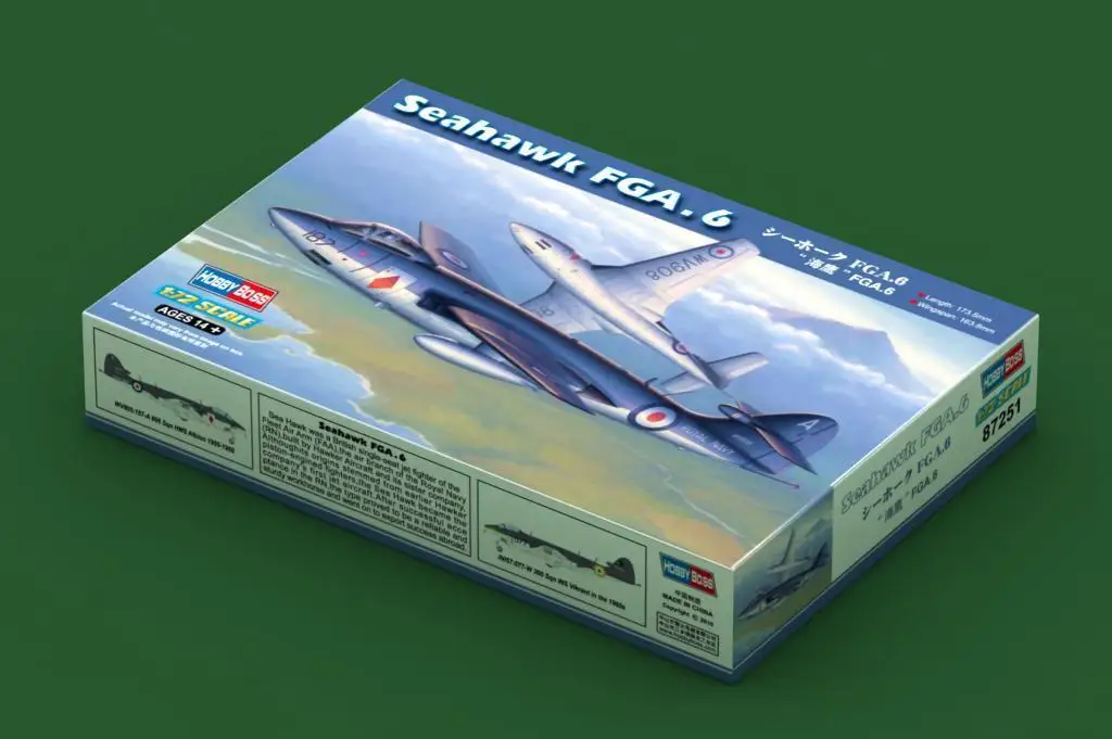 

Hobbyboss 1/72 87251 Scale Seahawl FGA.6 Model Kit