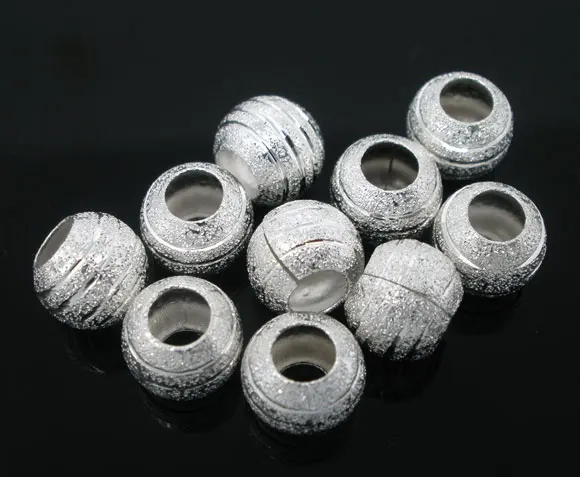 80 шт. посеребренные бусины 8 мм в диаметре (B04367)|beads 8mm|spacer beadsbeads spacers beads |