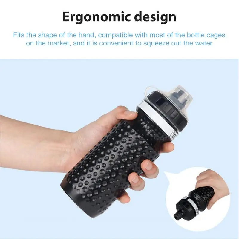 Бутылка для воды Squeeze Riding Sports Bottle Открытый Горный Дорожный велосипед чашка С
