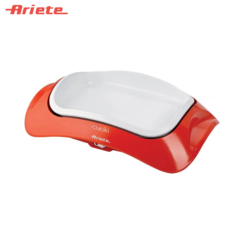 Гриль Ariete 734/00 Cuoki Portable оранжевый стильный и нарядный мощность 700 Вт антипригарное