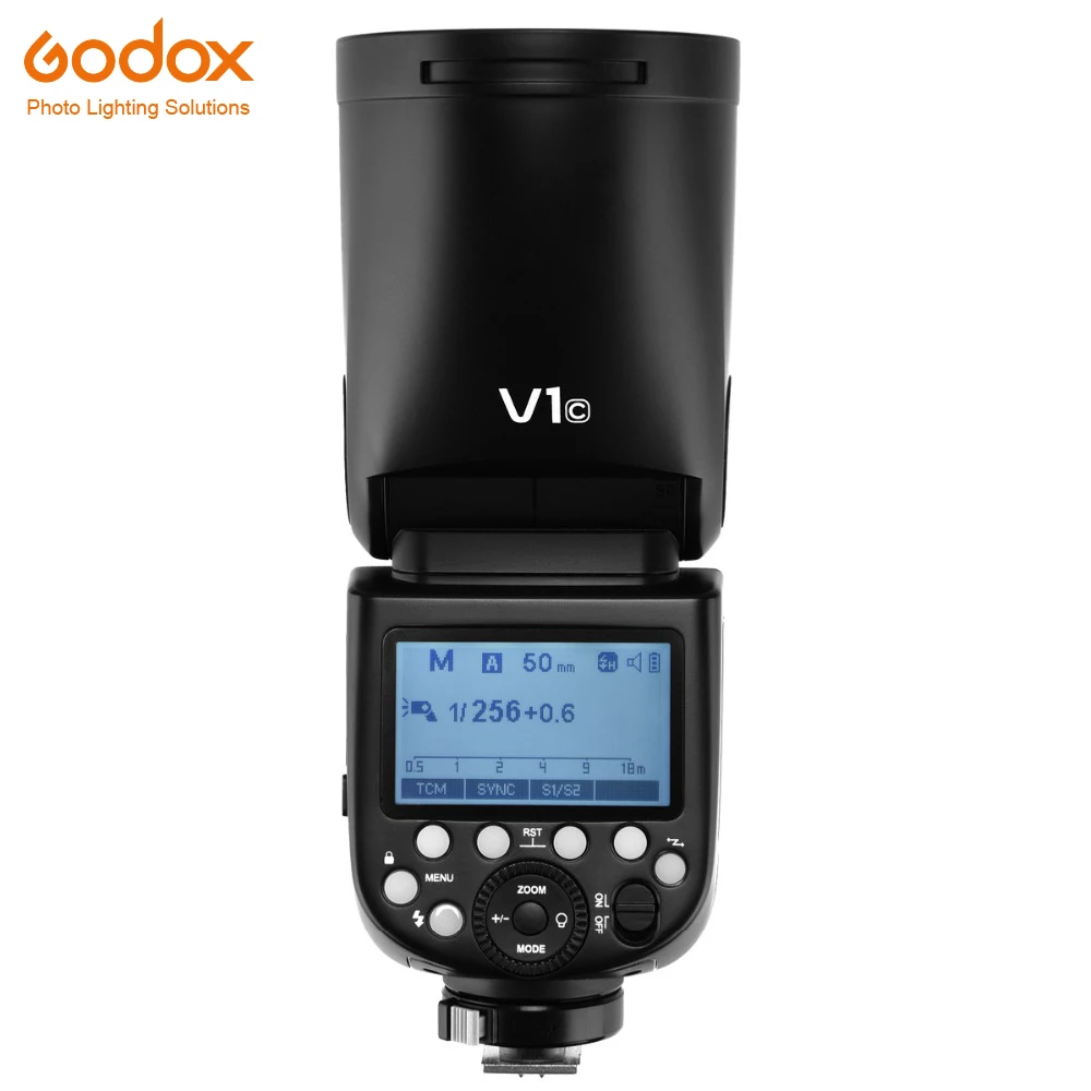 Предварительная продажа Godox V1 76 Вт круглая головка Вспышка Speedlite V1C V1N V1S TTL 1/8000s HSS