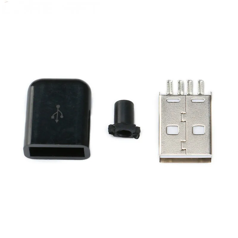 10 шт./компл. 4 в 1 DIY Micro USB сварочный Тип папа 5-контактный разъем с пластиковой