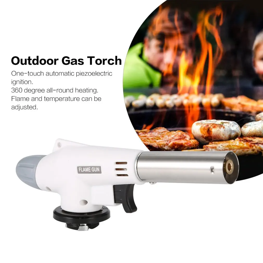 Пламенный бутановый паяльник газовая горелка пистолет чайник Зажигалка пьезо