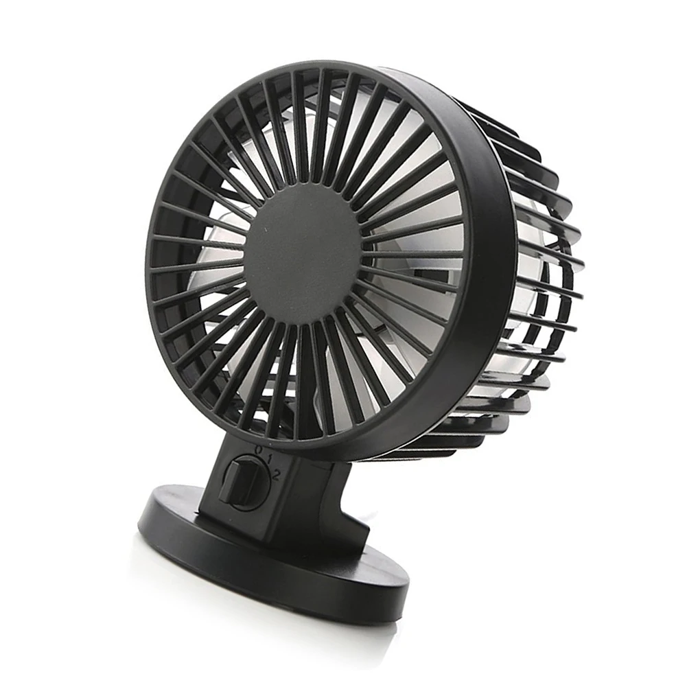 USB Powered 2-Mode Speed Adjustable Mini Desk Fan Cooling Black | Электроника