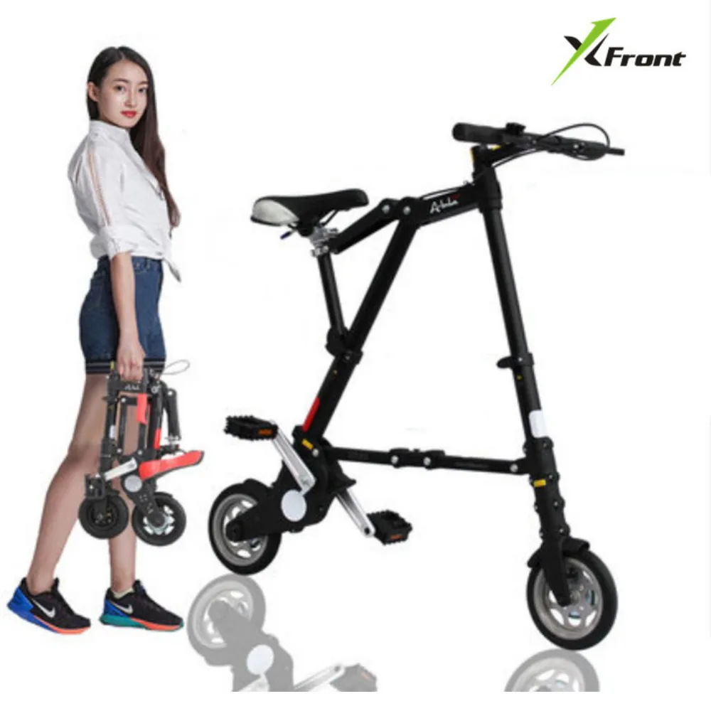 Новый xпередний Abike унисекс 8 дюймов колеса мини Сверхлегкий складной велосипед
