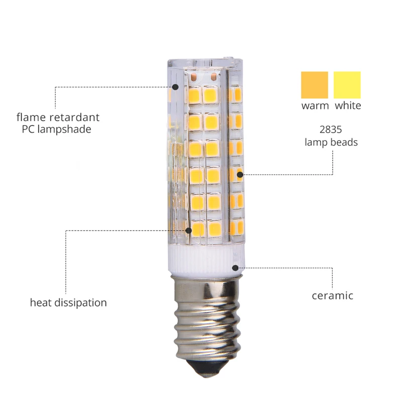 Высокое качество E14 светодиодный светильник 5W 7W 9W 220V Светодиодная лампа кукуруза