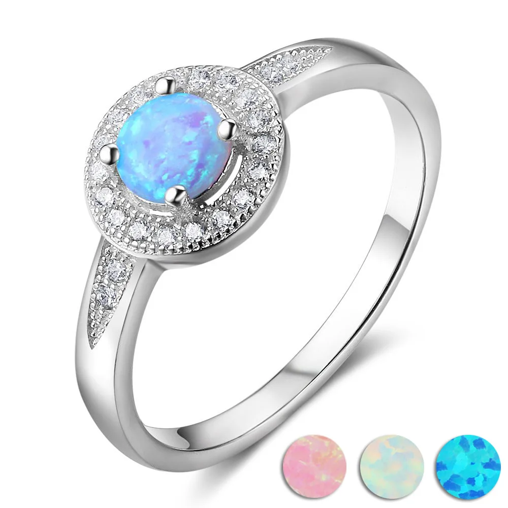 

Роскошные кольца из стерлингового серебра 925 пробы для женщин, Круглые, белые, Женское Обручальное кольцо, серебряные кольца 925 пробы, Женски...