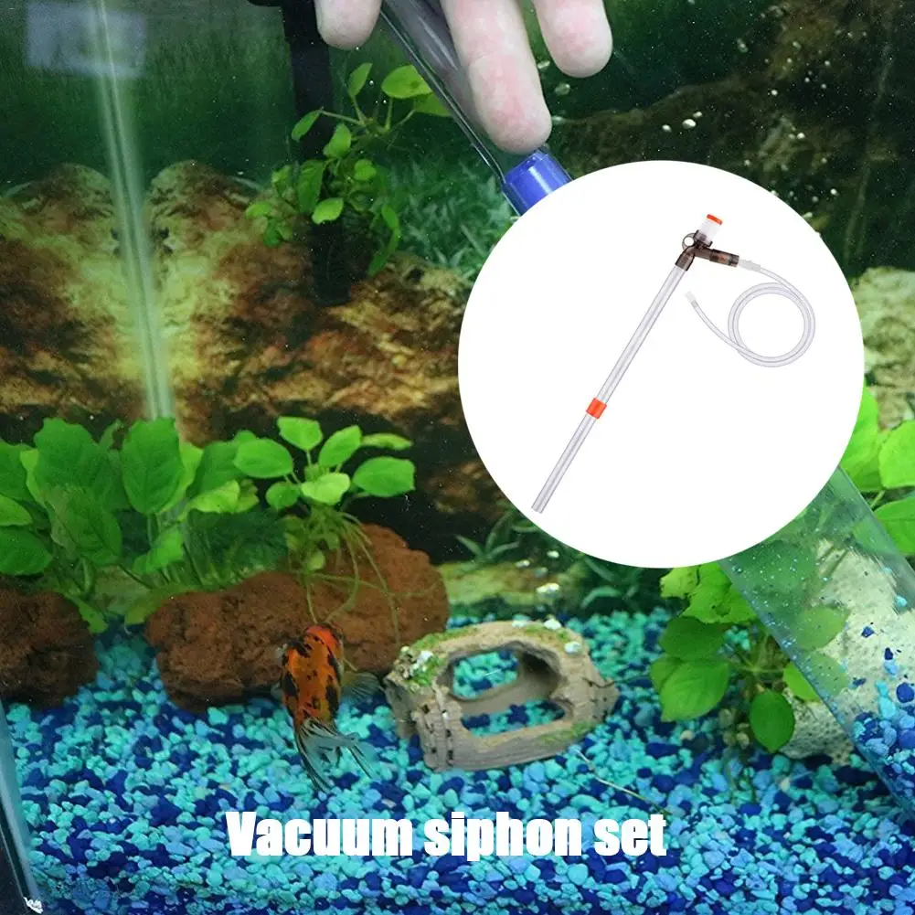 Вакуумный Сифон набор аквариумный гравий пылесос аквариум фильтр для воды