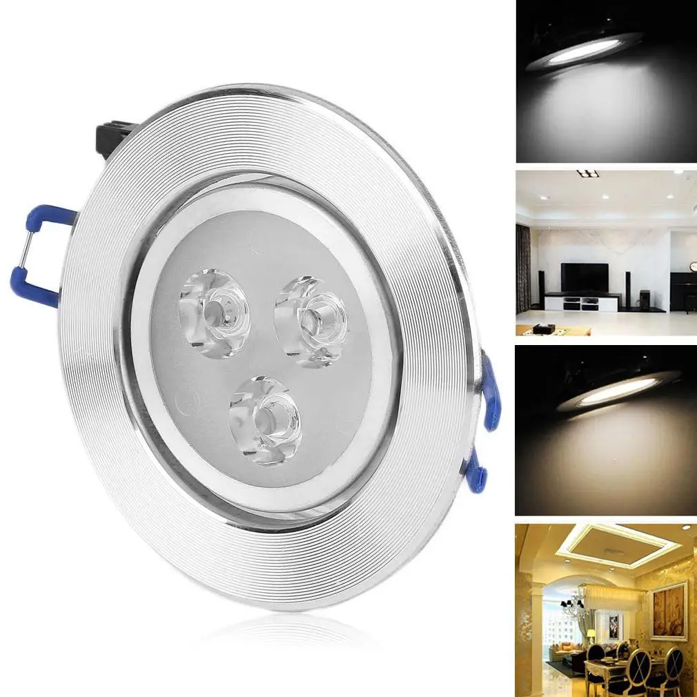 Антикоррозийная Серебристая потолочная лампа 3 Вт точечная хорошего