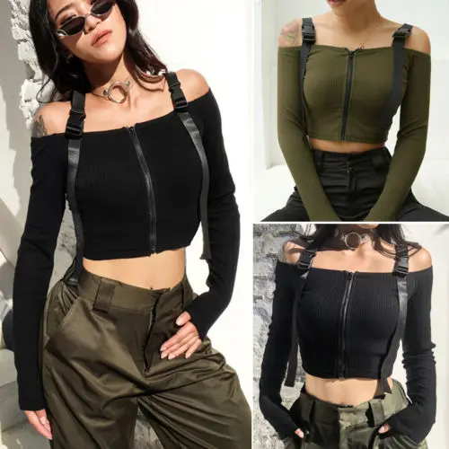 Женские Мешковатые топы с открытыми плечами крупная вязаная женская кофта