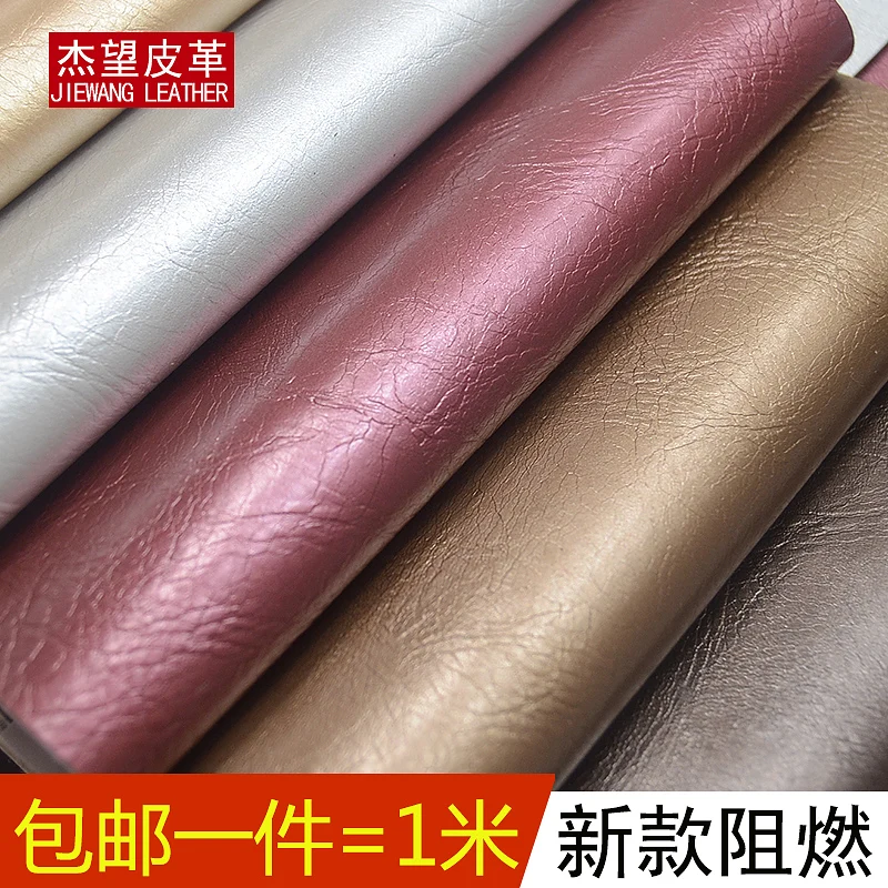 2019 Tecidos Tissus Silk Fabric Free Shipping Pu Artificial Soft Bag Bedside Hard Material Diy Handmade Sofa Green Skin Leather | Дом и сад