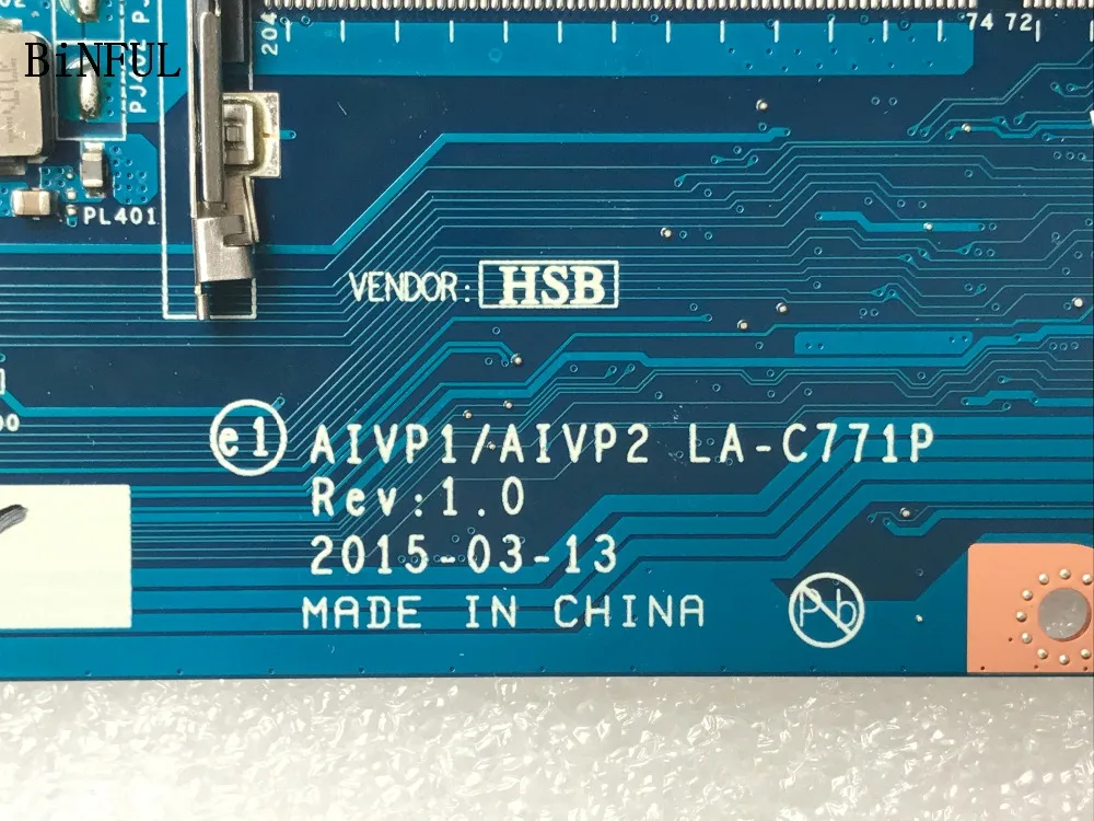 Материнская плата AIVP1/AIVP2 для ноутбука LENOVO 110-15IBY N2840 / N2830 DDR3L | Компьютеры и офис