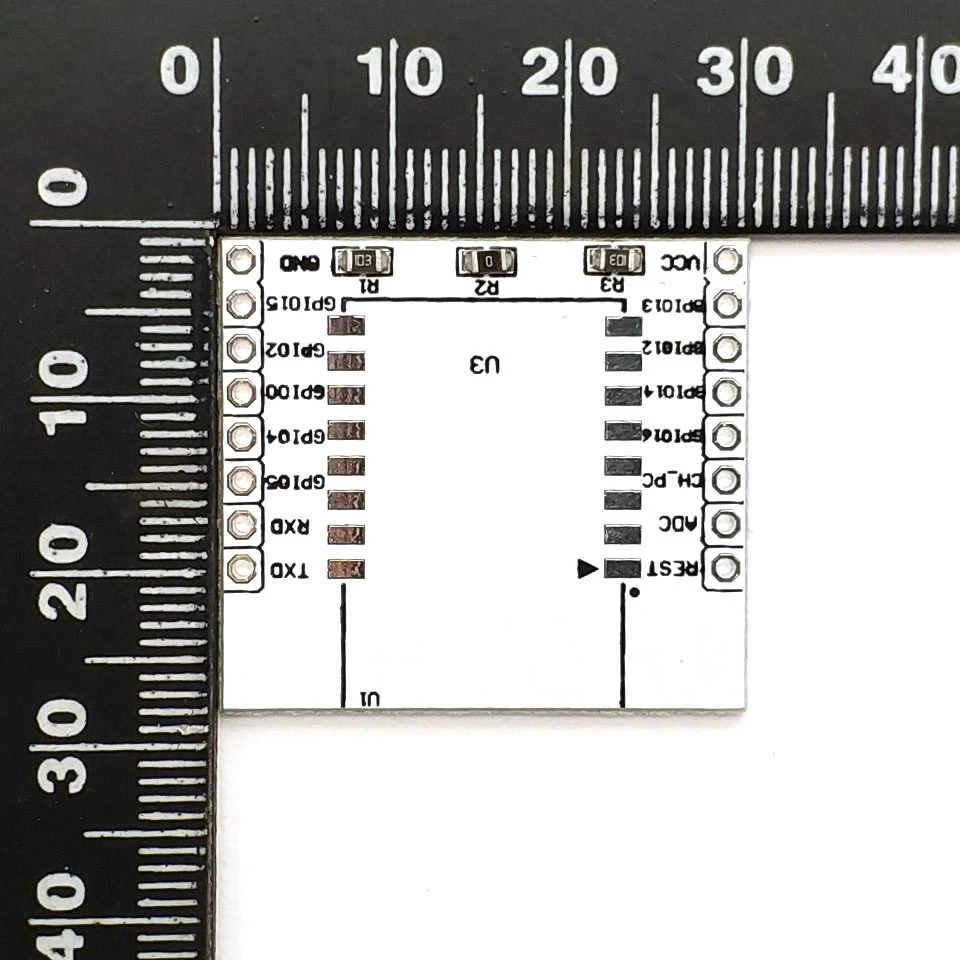 Плата адаптера модуля с последовательным портом WIFI ESP8266 со свинцовым входом IO для