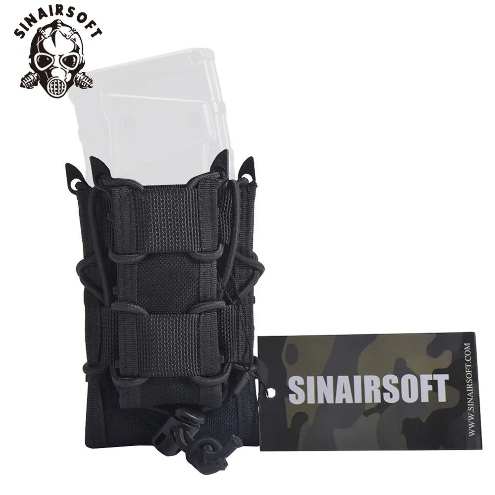 

SINAIRSOFT Tactical Military Double Deck 1000D Nylon Fast MAG Pistol Rifle Molle Magazine Pouch For M4 M16 AK Glock 1911 Hunting
