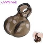 VATINE Связывание целомудренность замок-клетка секс-игрушки для мужчин кольцо на пенис многоразовое кольцо для мошонки интимные товары для взрослых Задержка эякуляции