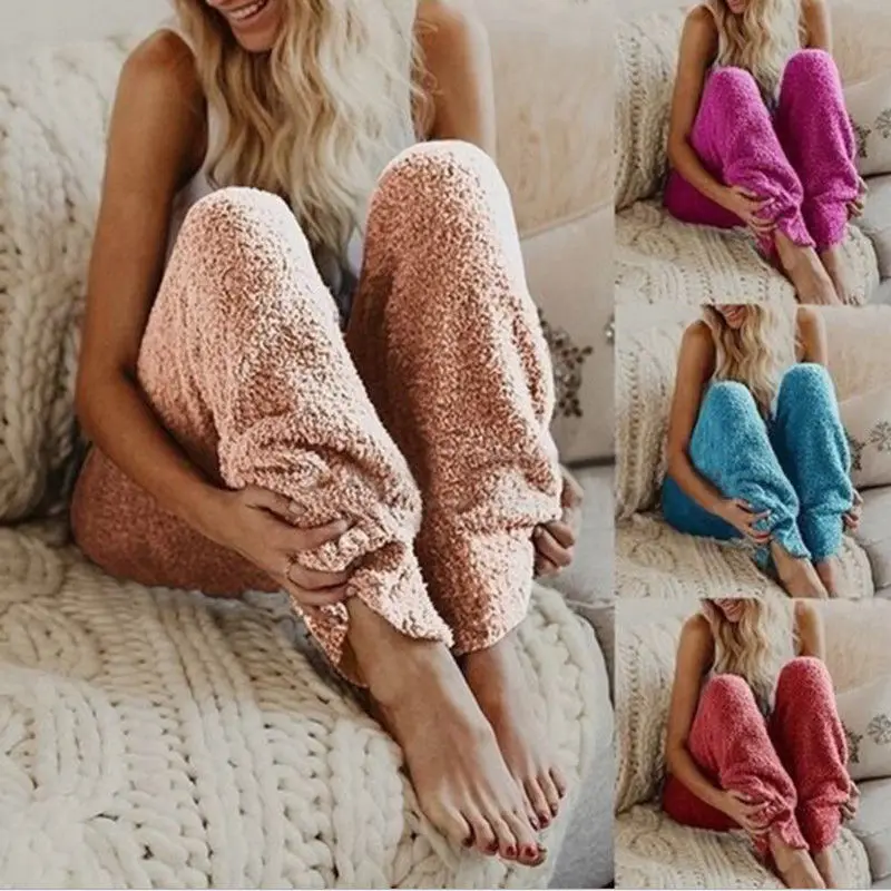 Фото Модные женские брюки теплые зимние повседневные длинные удобные мягкие флисовые