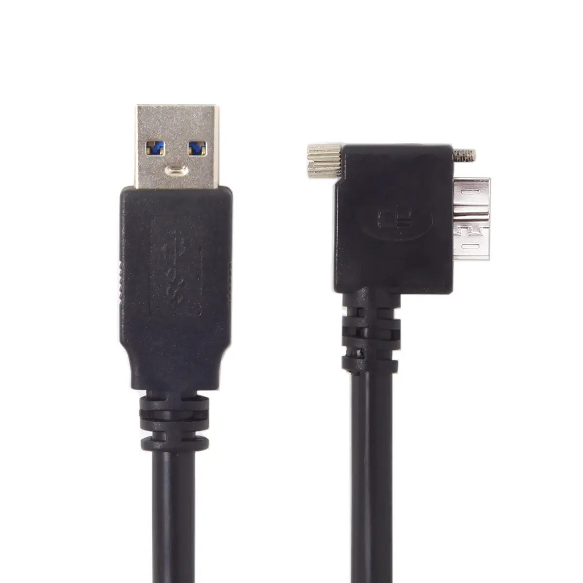 Zihan USB 3 0 A Тип папа до 90 градусов левый Угловой Micro винт монтаж данных кабель для