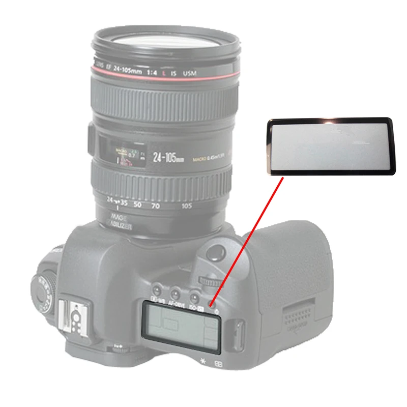 10 шт. маленькое внешнее стекло на плечо запасные части для Nikon D80 D90 D200 D300 D600 D610 D700