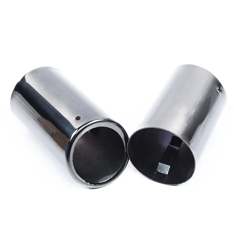 1 пара титановый черный глушитель выхлопной трубы наконечник для BMW E90 E92 2006