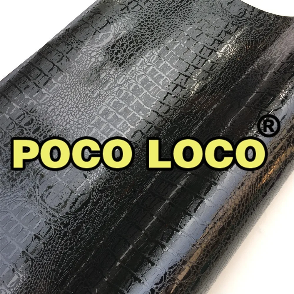 

Black Alligator Skin Vinyl Wrap Sticker Decal Film Sheet Car Home Furniture