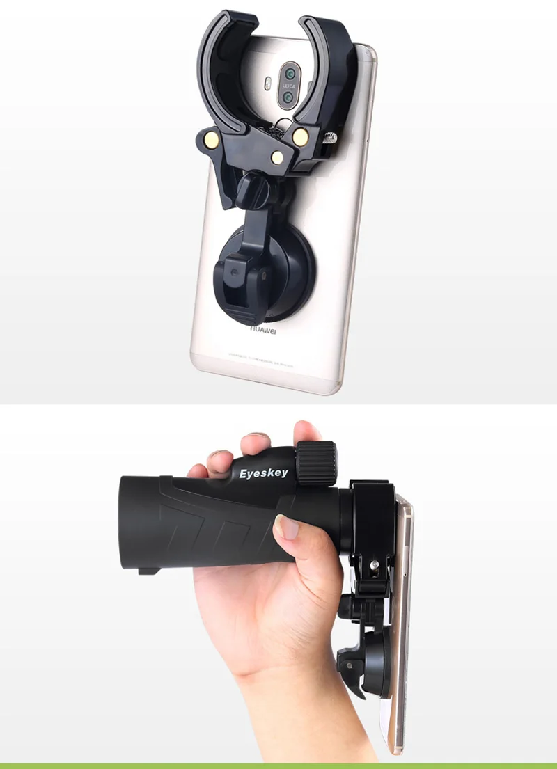 Bakeey Phone Adustable Rotate Camera Lens Clip Universal Scope Monocular Fish Eye Digital Rubber Suction Mount Holder |