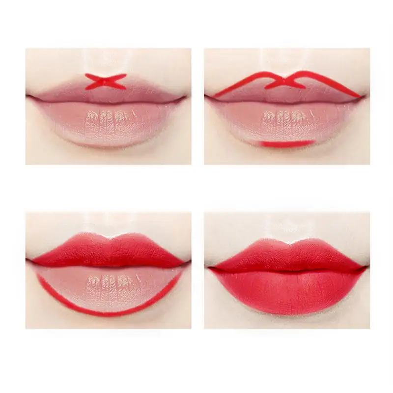 QIC матовые губные помады Водонепроницаемый двойной конец длительный губная