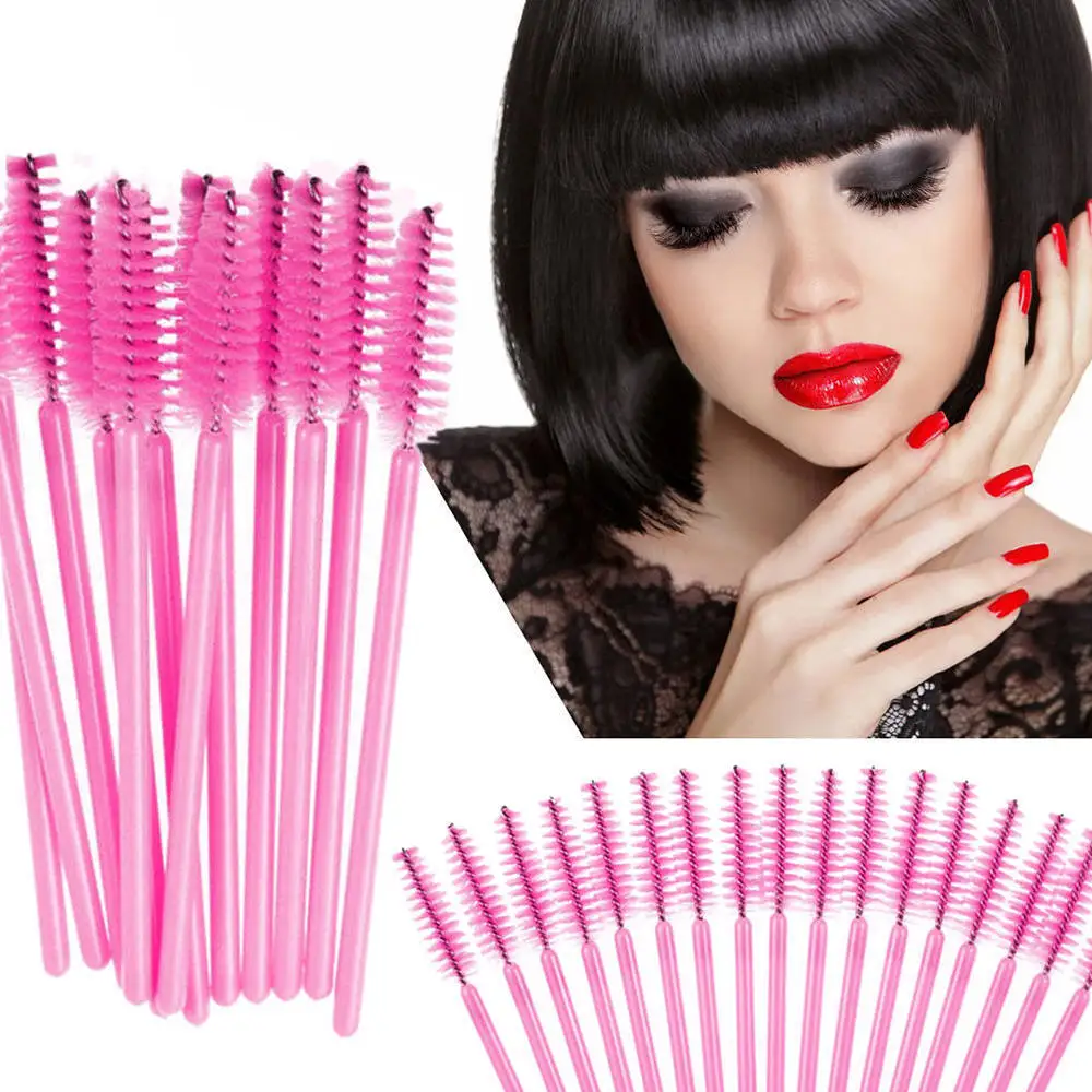50/100pcs Disposable Eyelash Wands Mascara Brushes Eye Lash Extension Spoolers Professional Makeup Tool Kit | Красота и здоровье