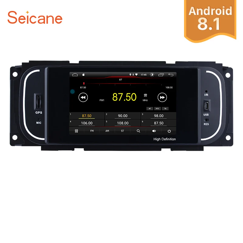 Seicane Android 8 1 HD 1Din 5 &quotАвтомобильный GPS для Chrysler 300M Jeep Grand Cherokee Dodge Авторадио Стерео