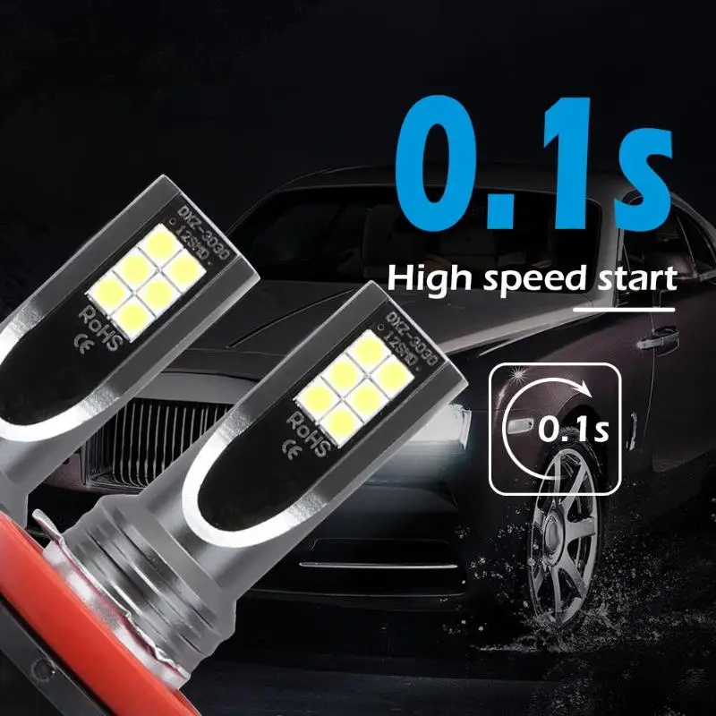 VODOOL H1 H3 H7 H11 9005 9006 Автомобильный светодиодный головной светильник лампы H4 3030