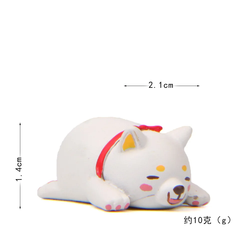 Милые Шиба ину Акита фигурки модель игрушки сумка маленький Pet Shop мини животных