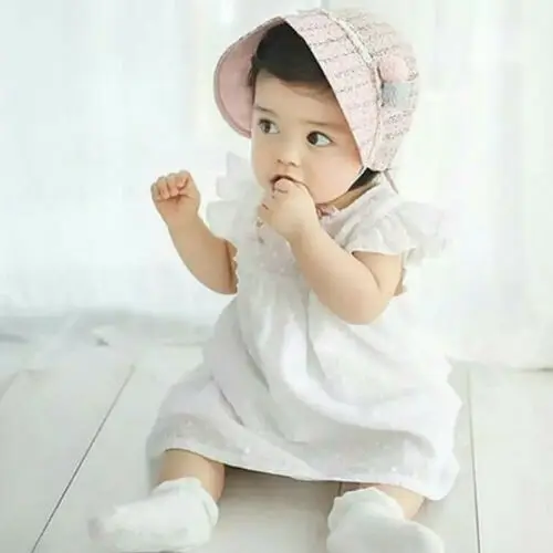 2019 Brand Toddler Infant Baby Girls Tutu Dresses Summer New White Solid Fly Sleeve Spotted Holiday Sundress Dress Clothes 3M-3Y | Детская