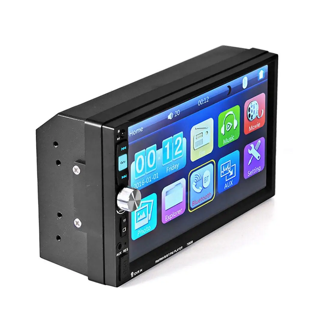 7 дюймовый автомобильный MP5 плеер Bluetooth 12 V Hands free Автомобильная карточка JPG машина