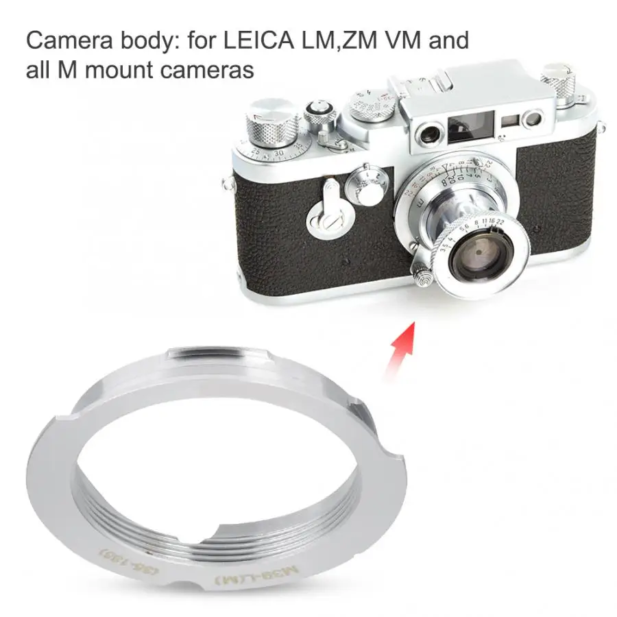 L(M39) LM 35 135 мм переходное кольцо для объектива Leica M39 LSM LTM объектив VM ZM Techart EA7 сплав