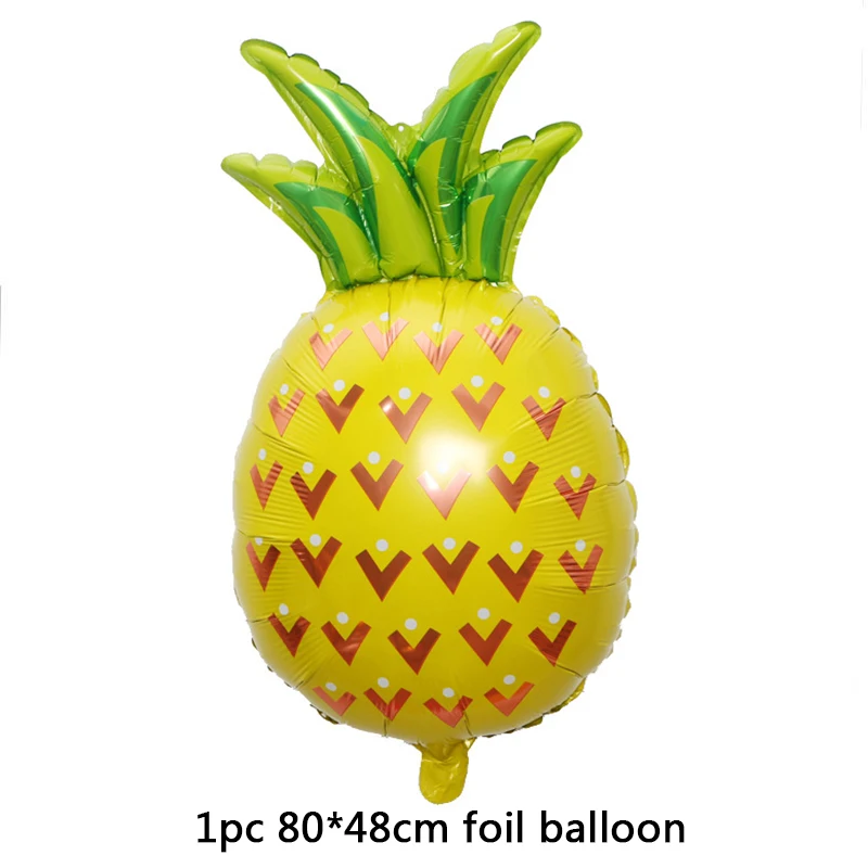 Amawill Hawaii Luau Party Decorations Beach Theme Pineapple Ananas Decoration Wedding Hawaiian Birthday Decor Supplies 6D | Дом и сад