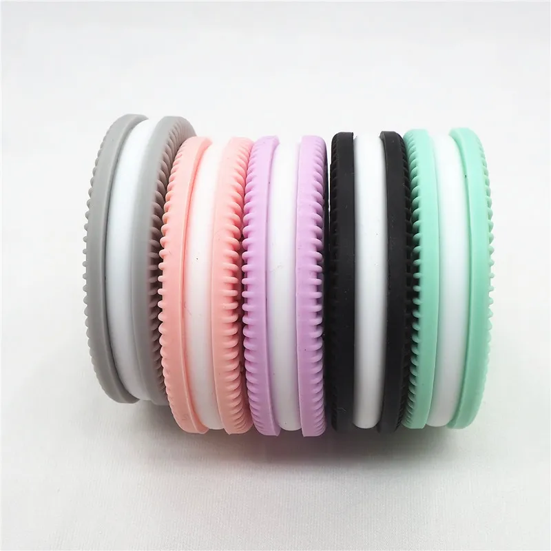 Кулон-прорезыватель с печеньем из силикона не содержит бисфенола А 2 шт.