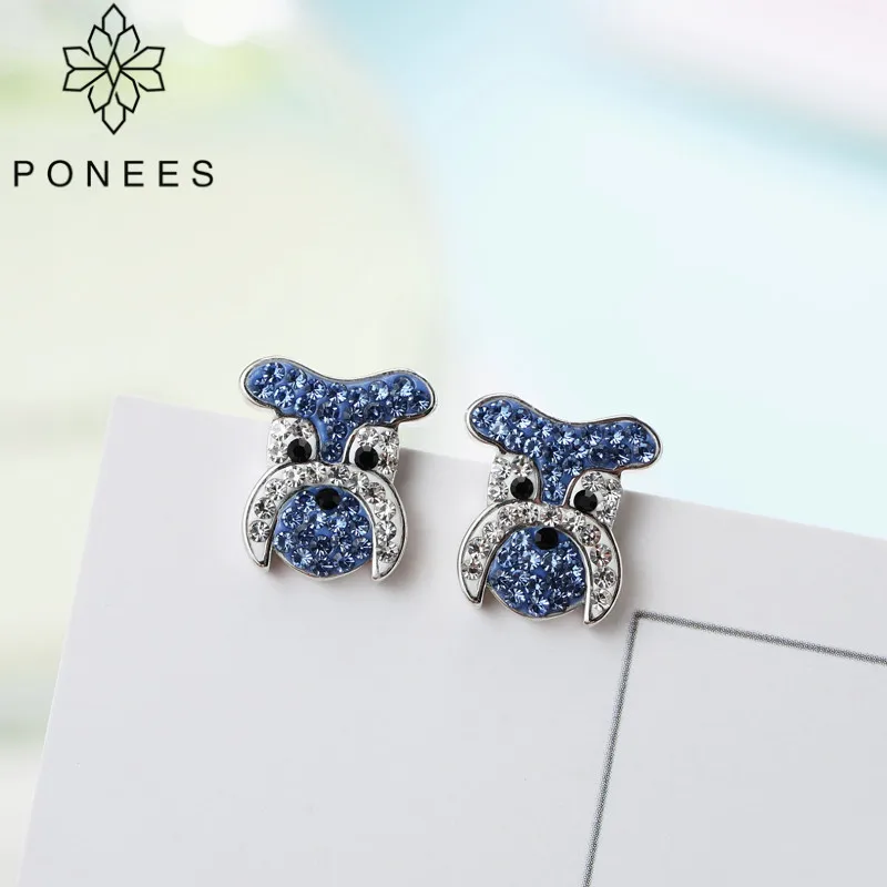 PONEES 2019 новые модные украшения в виде животных с кристаллами | Украшения и