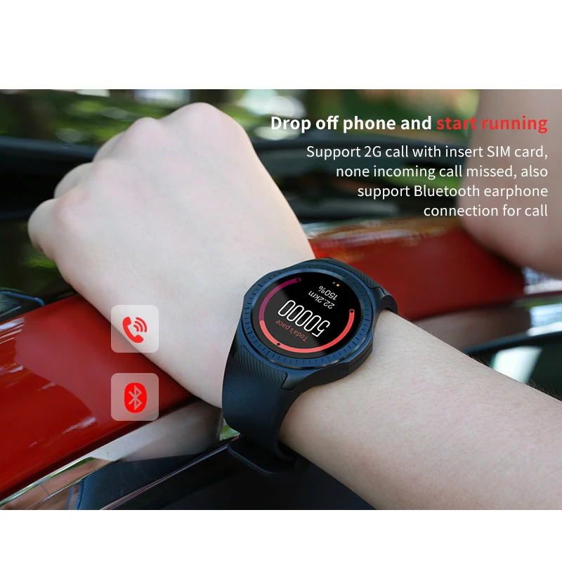 DaWhome спортивные Смарт часы для Android ios MTK2503 частота сердечных сокращений 2G Wifi Bluetooth