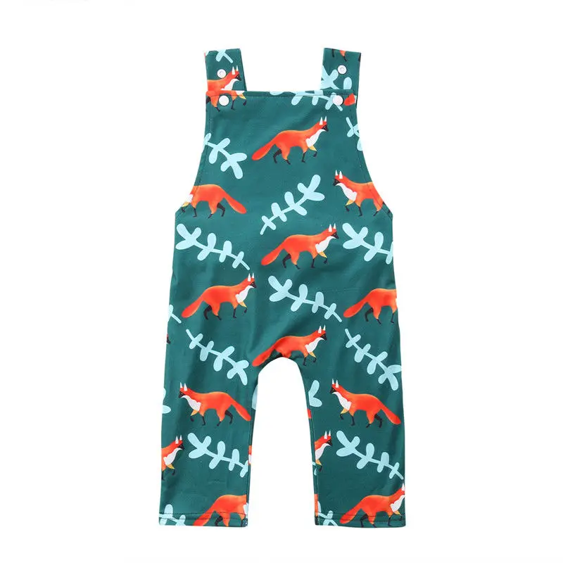 Pudcoco 2019 New Brand Seller Newborn Baby Boys Fox Romper Jumpsuit Clothes Outfit |