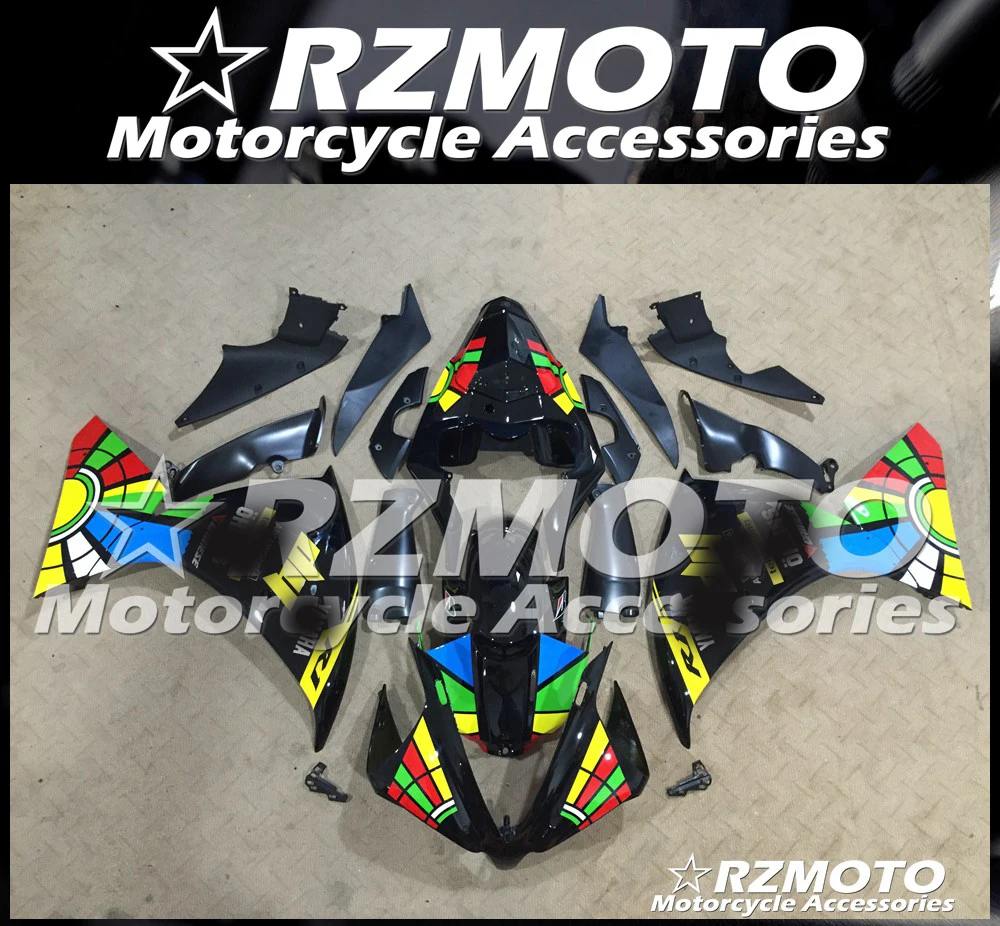 ABS обтекателя тело комплект пригодный для YAMAHA ZF YZF1000 R1 13 14 YZF 2013 2014 YM58|Полные