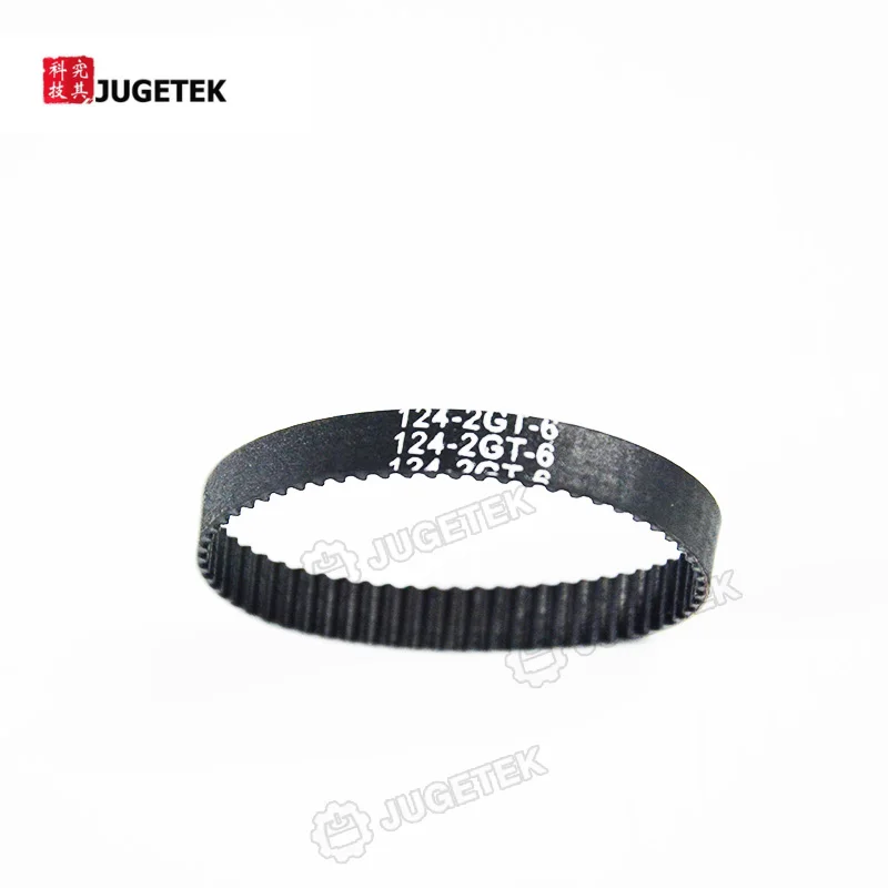 

Free Shipping GT2 Timing Belt Closed-loop Endless 6mm width 124mm length 62 teeth for 3D Printer 124-2GT-6