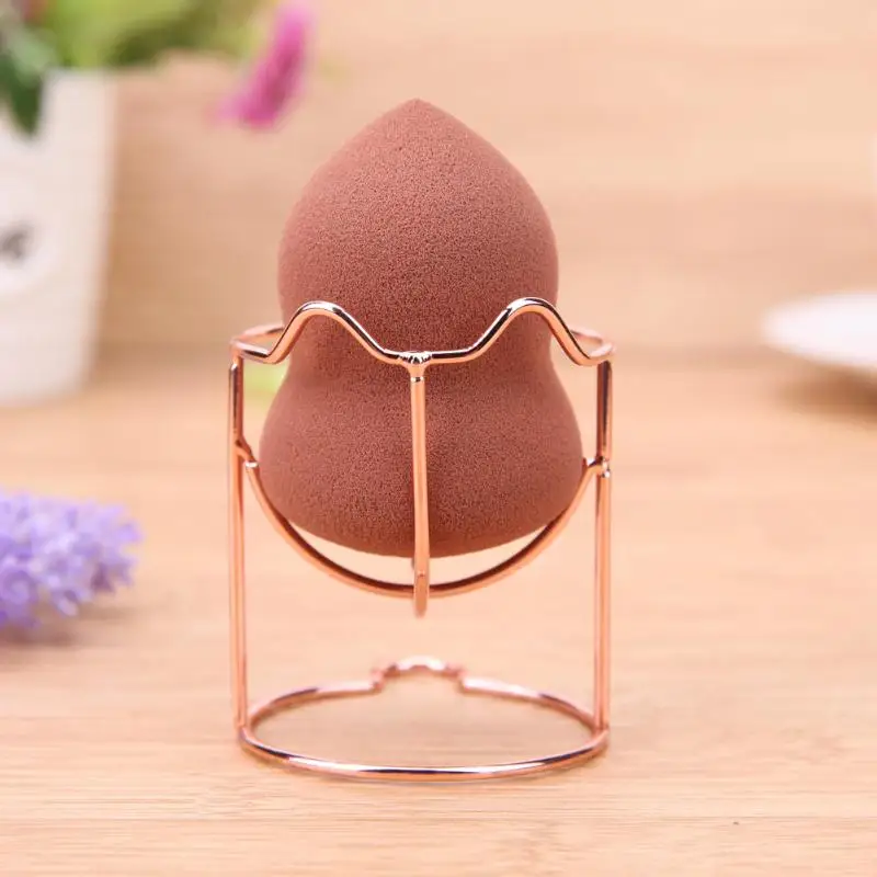 Новинка 1 шт. золотой спонж держатель для макияжа против плесени сушки воздуха