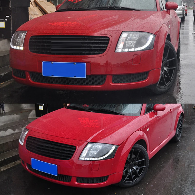 Roadot автомобильный стайлинг фары для Audi TT 1999-2006 Стайлинг светодиодный HID Rio