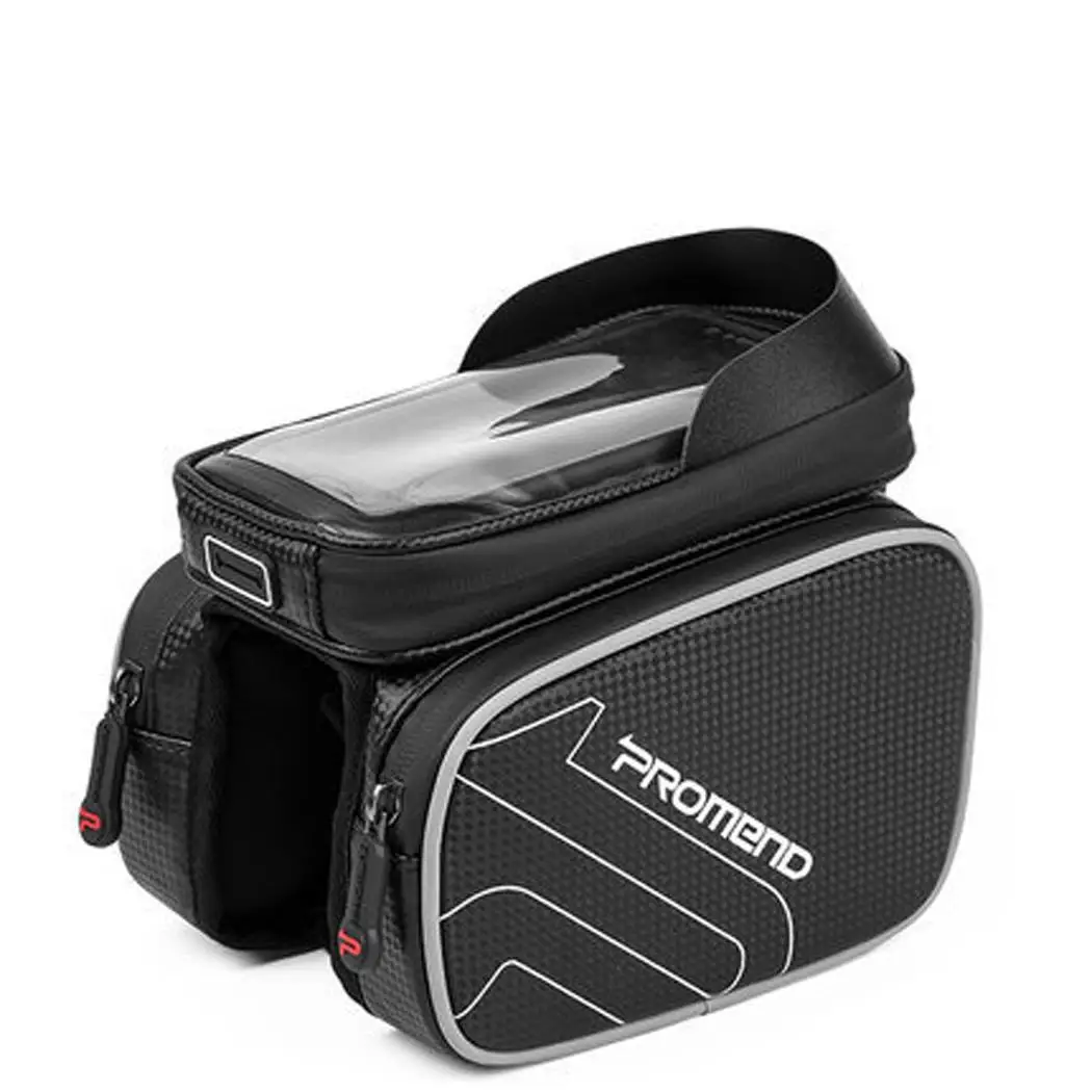 Bicycle Frame Front Head Top Tube Storage Phone Waterproof Antifouling Black Bike Bag | Спорт и развлечения
