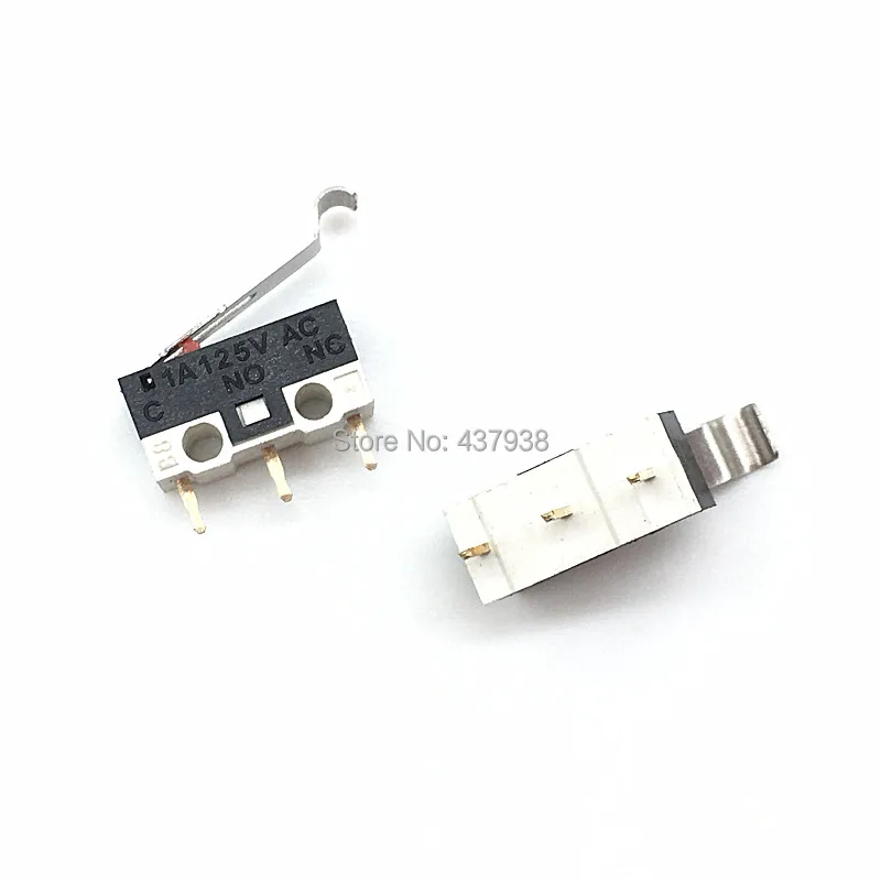 Концевой переключатель 10 шт. кнопочный 1 А 125 В переменного тока мыши 3 дюйма с