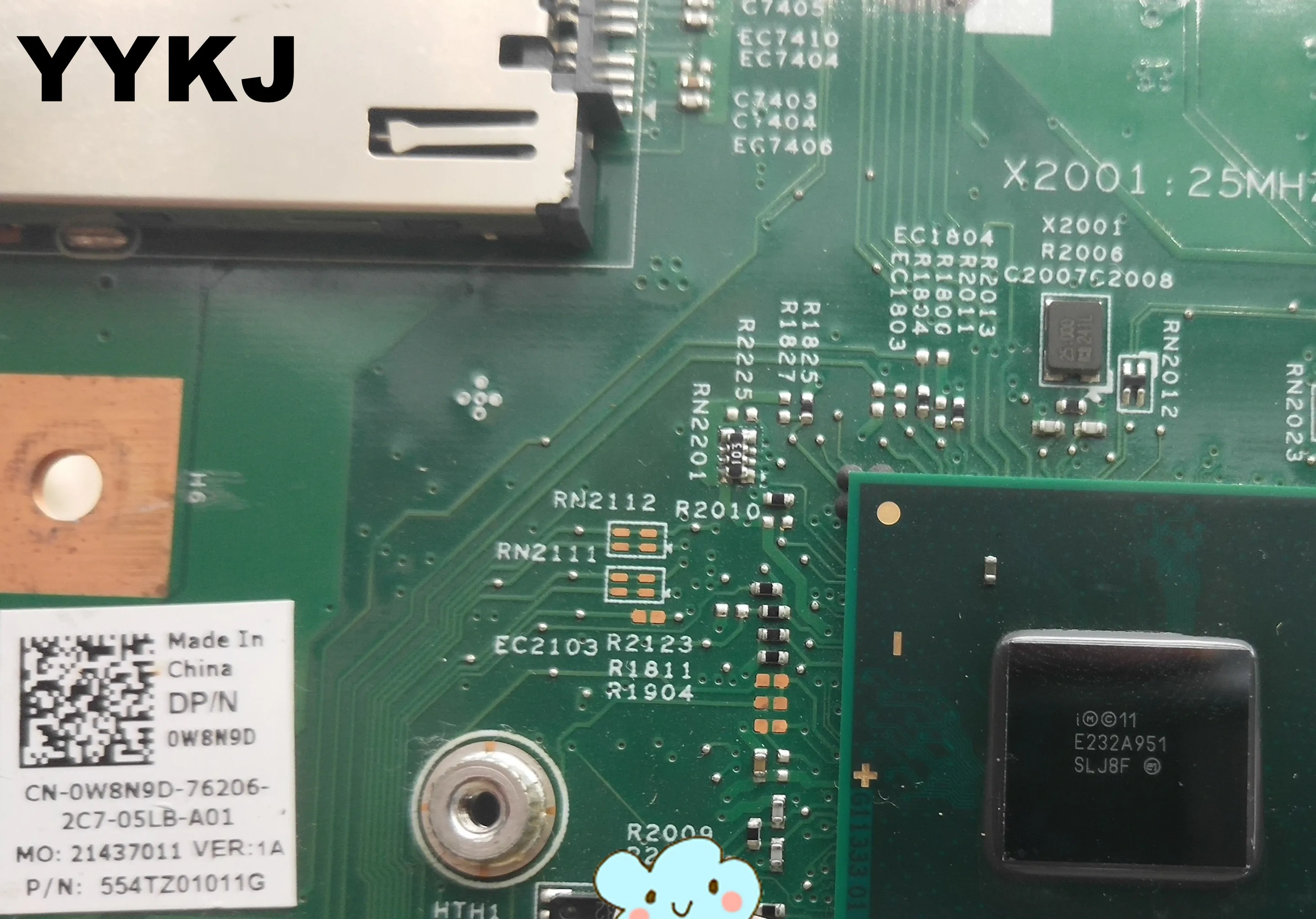 CN-0W8N9D 0W8N9D W8N9D для DELL INSPIRON 3520 материнская плата ноутбука SLJ8F DV15 MLK MB 11280-1 MXRD2 |