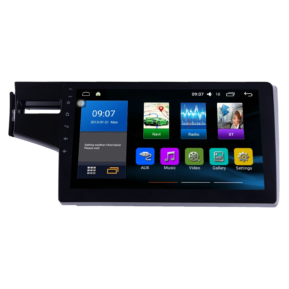 Восьмиядерный 1024*600 Android 8 1 автомобильный DVD GPS навигационный плеер Deckless стерео для