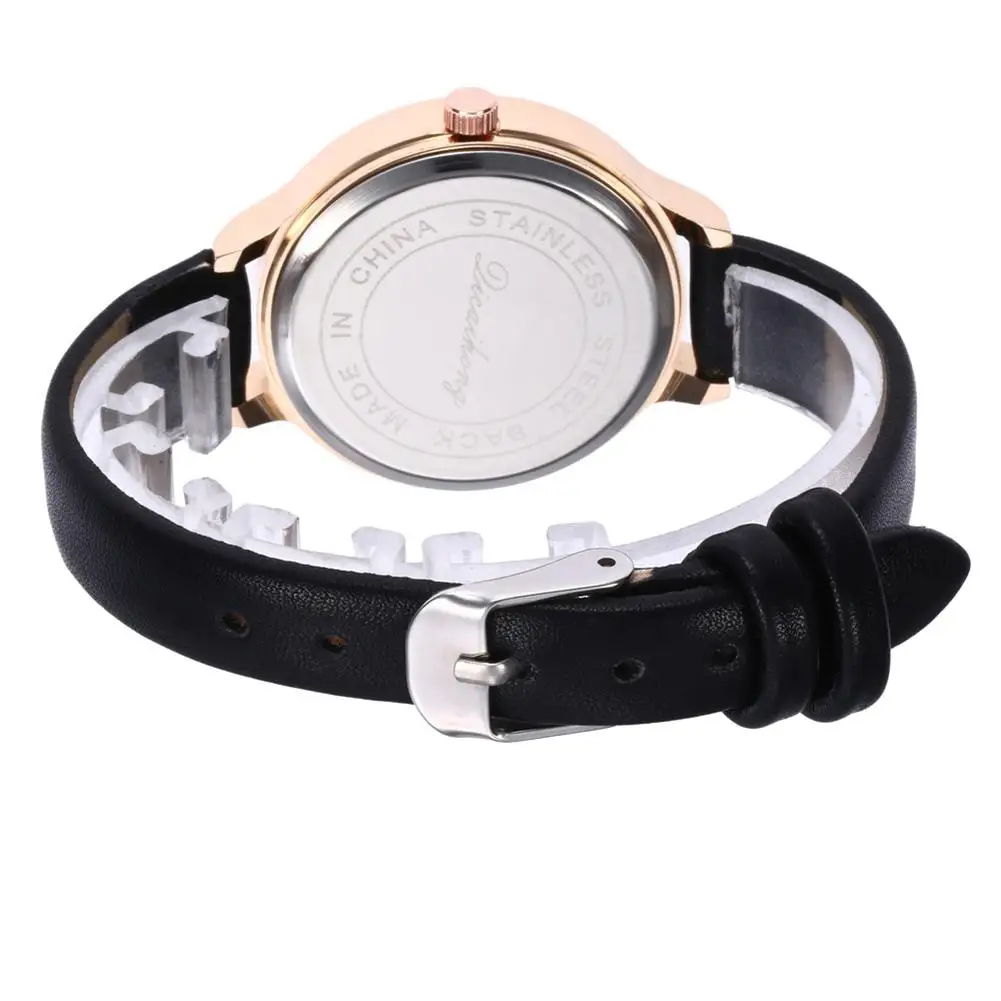 LinTimes женские простые элегантные кварцевые часы повседневные наручные стильное